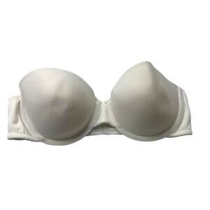 Maidenform Bra One Fabulous Fit Strapless Bra‎ Women's 36C Style7955 White
